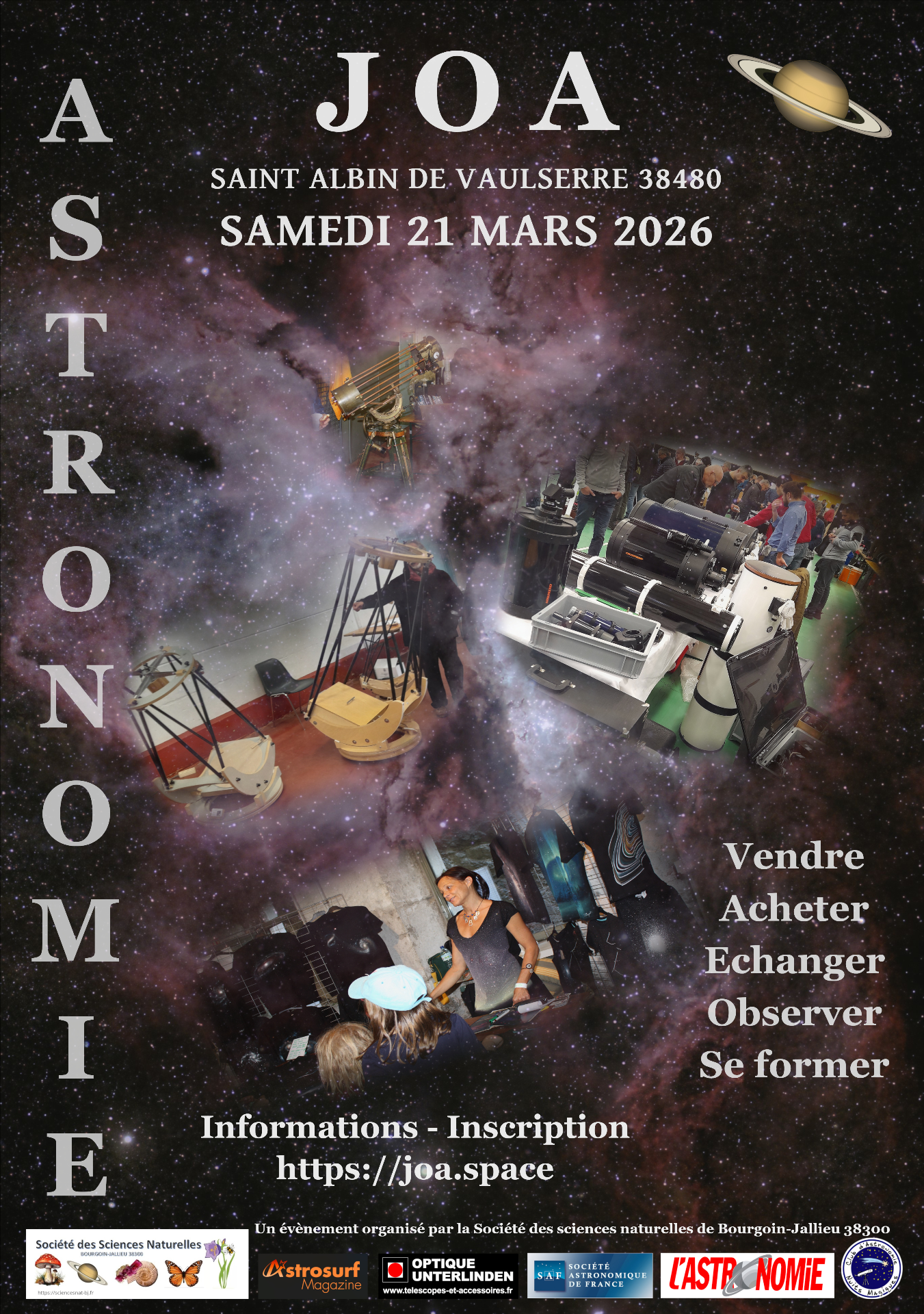 JOA-Journée de l'Occasion en Astronomie JOA-Journée de l'Occasion en Astronomie